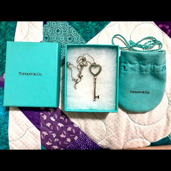 Tiffany & Co. Heart Key Necklace